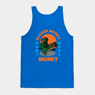 Scared Money Don't Make Money // Florida Blue & Orange V3 Tank Top